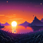** A stylized illustration depicting the "sunset" of digital data. Imagine a computer screen fading into darkness, with old files and icons disappearing as the sun sets on the horizon. Focus on the concept of data relevance and the ephemeral nature of digital information. Consider using a muted color palette with a focus on orange, purple, and dark blue to evoke a sunset feeling.

**